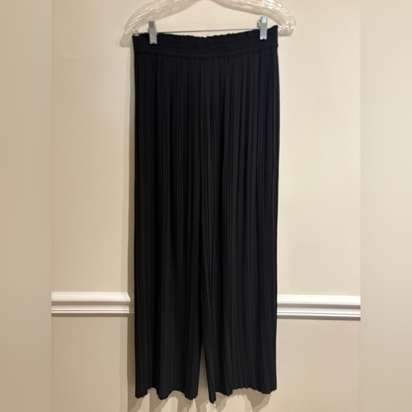 SEZANE JIMMY PANTS Black Pleated Trousers Size 40 - Picture 8 of 12